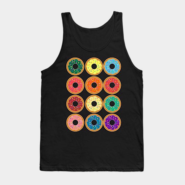 A Dozen Donuts No. 2 Tank Top by headrubble